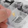 80-360Pcs Stainless Steel Washer Assortment Kits Metal Screw Flat Washers Rings Plain Gaskets Fasteners for Screws Bolts M2-M12