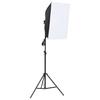 Vidaxl Studio Set with Softbox Lamp, Backdrops and Reflectors