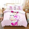 Cartoon Bee PuppyCat Bedding Set Duvet Cover Bed Set Quilt Cover Pillowcase Comforter king Queen Size Boys Adult Bedding Set