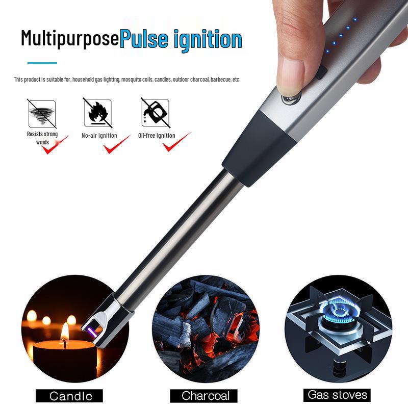 JL879 Rechargeable Windproof Arc Lighter for Kitchen and Gas Stove