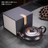 Purple pottery handmade teapot large-capacity ceramic relief pot Kung Fu tea set household purple clay pot ball hole filter
