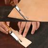 3 size 4mm 6mm 8mm Practical Leather Craft Edge Beveler Skiving Beveling Knife DIY Cutting Hand Craft Tool with Wood Handle