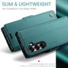 För Samsung Galaxy Z Fold7 5G Fodral CASEME 023-serien RFID-blockerande Läderplånbok Stöd Telefonfodral