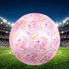 Care Bears Print Size 5 Soccer Ball, PU Wear Resistant Football for Match Training and Daily Practice, Birthday Gift for Soccer Fans