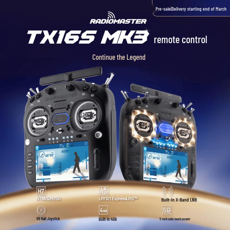 RADIOMASTER TX16S MK3 MAX ELRS Dual-Band GEMINI FPV Drone Remote Controller