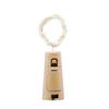 1 Meter 10 LEDs Copper Wire Fairy Light Wine Bottle Cork Shaped String Lights Bottle Stopper Atmosphere Lamp for Christmas Holiday Festival DIY Home