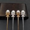 Women Fashion Headwear Metal Vintage Chinese Style Hairpin Hair Clip Hair Sticks Hair Accessories