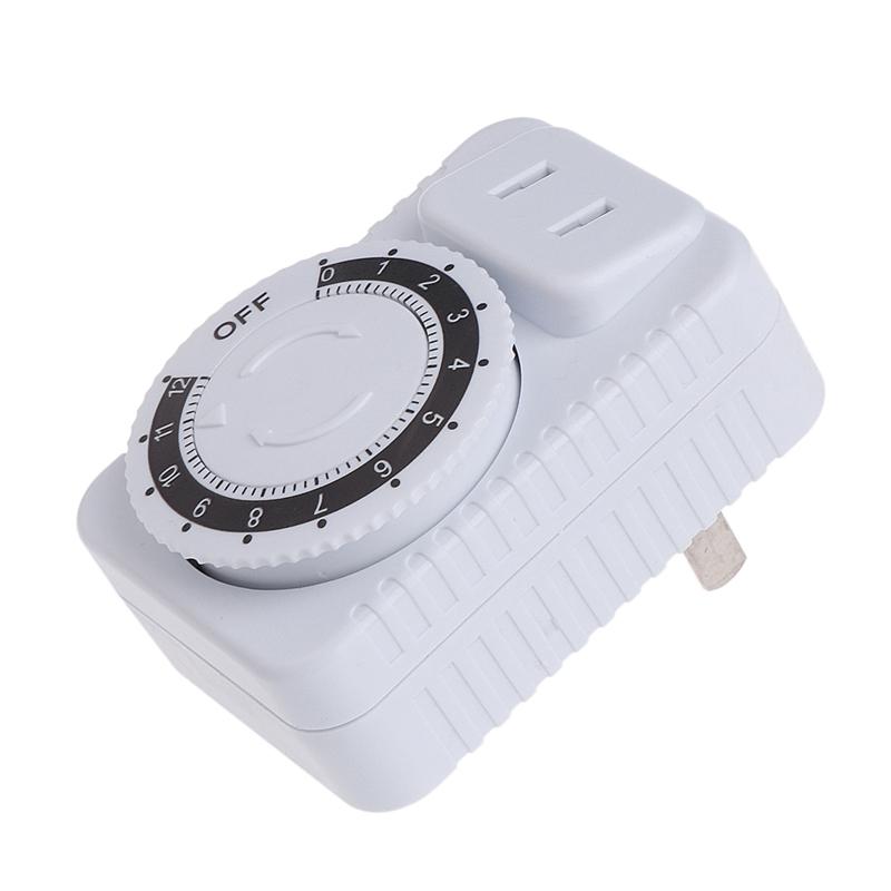 AC 110V-120V 220V 12 Hour Mechanical Wall Plug Switch Timer Socket Home Appliances Control3