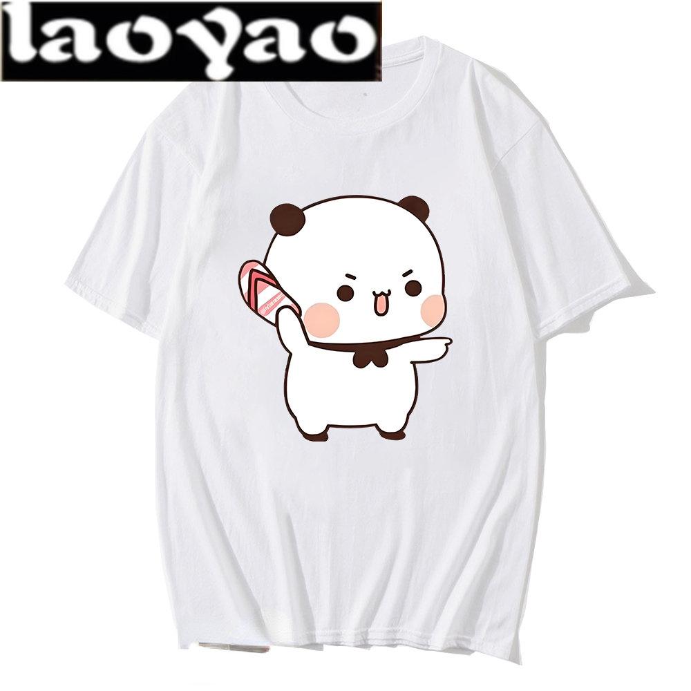 Men Women Casual Streetwear Tee Shirt Tops Lovely Bubu Is Throwing Flipflops At Dudu Since He Teases Bubu T Shirt