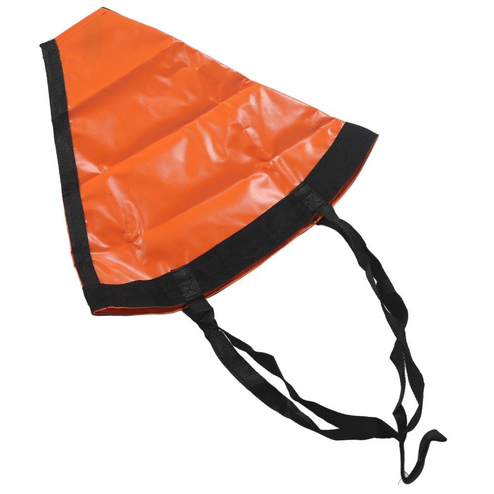 Portable Orange Drift Sock Drogue Drift Anchor Sea Anchor Marine Boat Parachute Pontoon