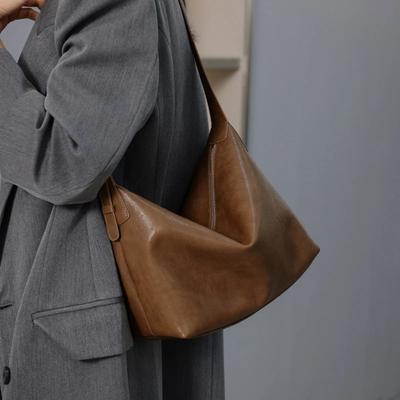 Dames schoudertas van echt leer luxe designer damestassen grote capaciteit hobo tassen