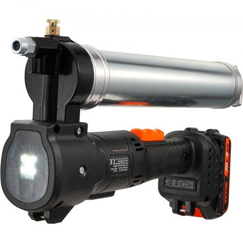 VEVOR Cordless Grease Gun, 20-Volt, 10,000 PSI, 39" Long Hose