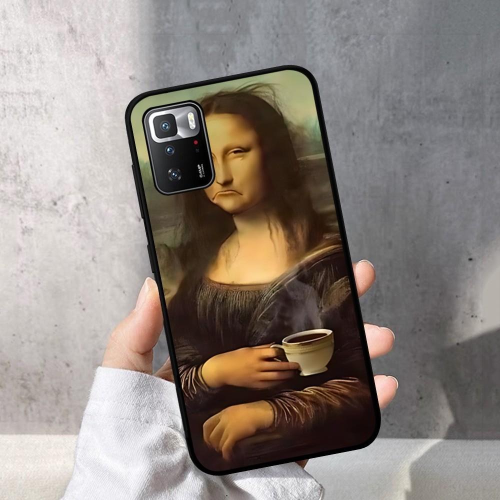 Mona Lisa Phone Case For Redmi Note 4 X 5 A 6 7 8 T 9 9S 10 11 11S 11Epro Poco M3 Pro
