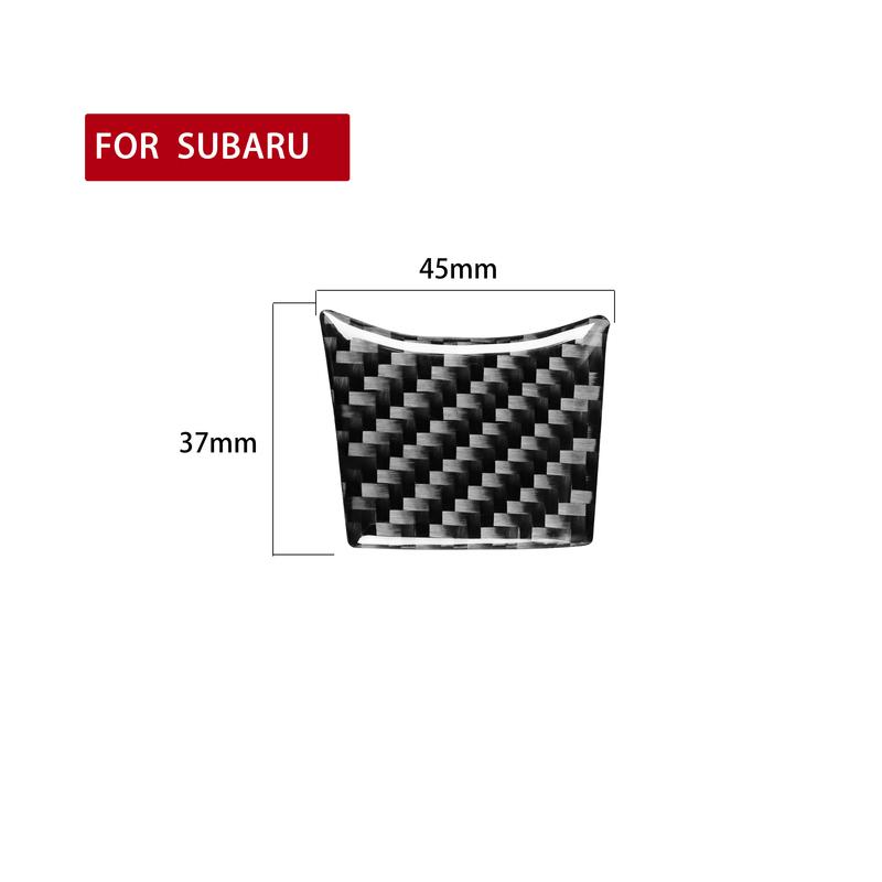 Real Carbon Fiber Car Accessories Driver Wheel Chin Decorative Cover Soft Sticker For Subaru BRZ Toyota 86 GT86 2017 2018