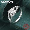 CopperGeometric Zircon 7-10# Ring - Everyday Accessory For Women, Simple And Elegant Jewelry