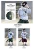 Boys' Summer Sports and Leisure Two-piece Set, Children's Ink Printed Short Sleeved Shorts, Teenagers' Outdoor Set