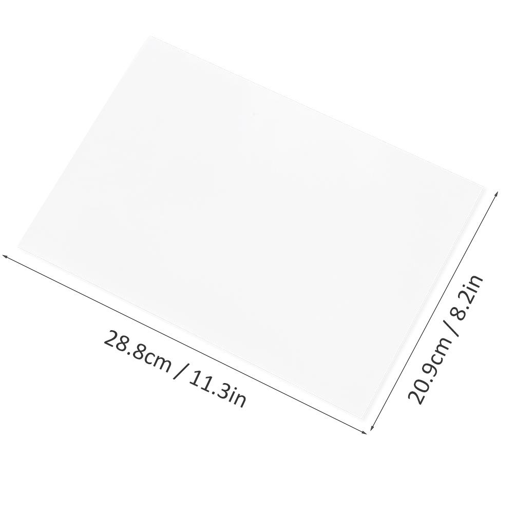 20Pcs Shrink Film Semitransparent Frosted Heat Shrinkable HandPainted DIY Sheet 0.2mm 2029#