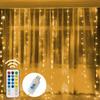 Xiaomi LED Curtain String Lights Christmas Garland Decor Fairy Light 8 Modes USB Remote Control Wedding Holiday Party for Bedroom Home