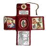 Catholic Pocket Shrine Devotional Pocket Shrine with Prayer Gadget Handmade Prayer Quilt with Holy Symbols Prayers Spiritual Gift for Catholics