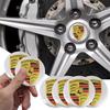 blbn4 4pcs 56MM  For Porsche Panamera Macan Boxster Cayman Cayenne 911 718 Car Wheel Center Hub Cap Badge Logo Sticker Accessories