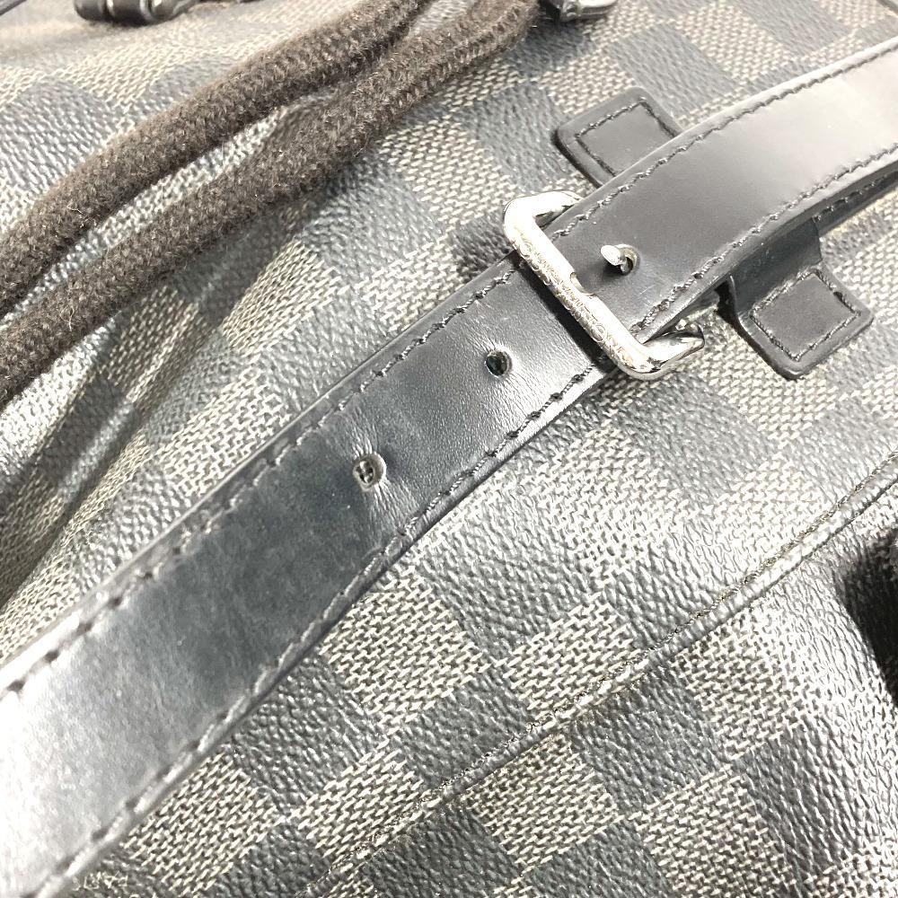 Louis Vuitton N41379 Damier Graphite Christopher MM Backpack Black