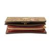 Coach Snap Wallet Classic Monogram Canvas With Leather Wildflower Print Two-Fold Wallet Women Wallet C8734-IME7V