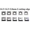 10pcs Carbide Blades 14.3mm 20-600h 25-499 40700H-CT