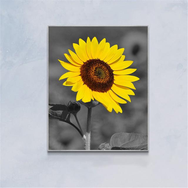 Sonnenblumen Poster und Drucke Leinwand Malerei Vintage Wand Kunst Bilder für Wohnzimmer Dekor Küche Moderne Wohnkultur