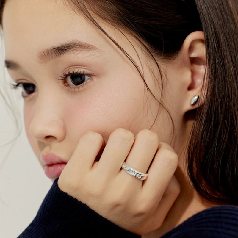 Murmur [925silber]Crush Glitzer Zirkonia Ring