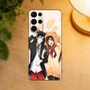 Horimiya Hori And Miyamura Phone Case For Samsung S25,24,23,22,30,21,10,9,Ultra,Plus,Lite Soft Black Case