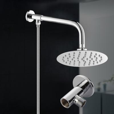 Shower Head Stainless Steel Mount Base Extension Pipe Arm Bathroom Accessories