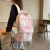 Women's Large Capacity Backpack Computer Travel Backpack Lightweight Senior High School Student Schoolbag