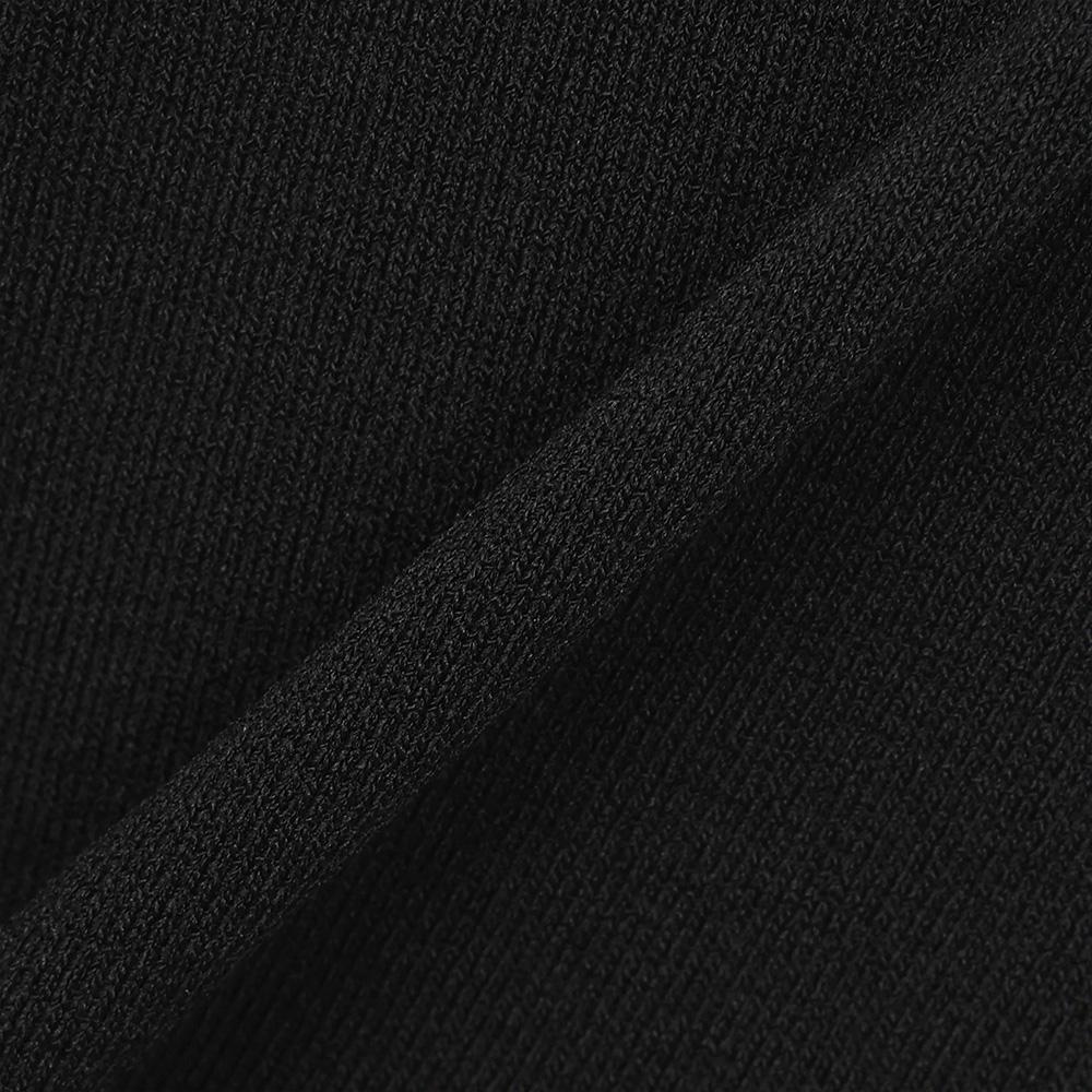 MALBON GOLF Knit Hybrid Polo Shirt Black (Man)
