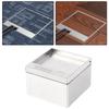 Recessed Floor Outlet Box, 4KW 16A Water Proof Stainless Steel Recessed Flat   Socket Kit with 2 X 3 Prong Receptacle, Tamperresistant Electric