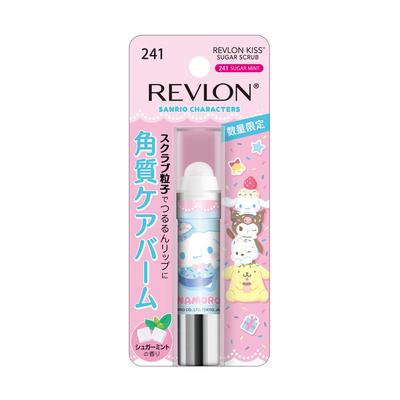 Revlon Kiss Sugar Scrub Sanrio Cinnamoroll 241 Sugar Mint Moisturizing Exfoliating Care Lip Lip Scrub CINNAMOROLL SANRIO 2.6g