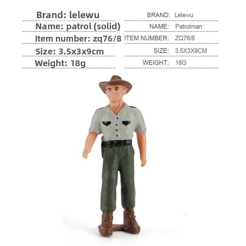 Simulated Diver Veterinarian Farmer Worker Postal Worker Toy Model Ornament For Collectors And Play