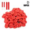 10/20pcs Caulk Cap Glass Glue Tip Sealing Cap Barrel Glue Mouth Protective Cover Caulking Gun Nozzles Cap Red Caulk Saving Cap