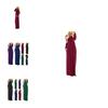 Elegant Women's Casual Long Maxi Dress With Long Sleeves For Evening Parties