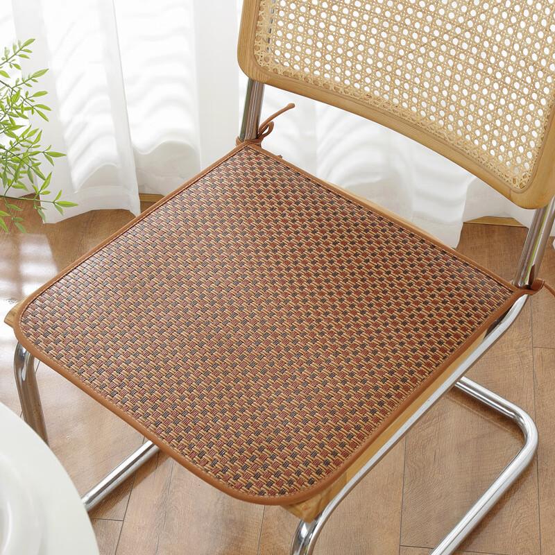 

1PC 40cm/45cm/50cm Breathable Summer Cooling Seat Cushion Seat Cushion Cool Mat Non-slip Cooling Bamboo Chair Seat 45x45cm