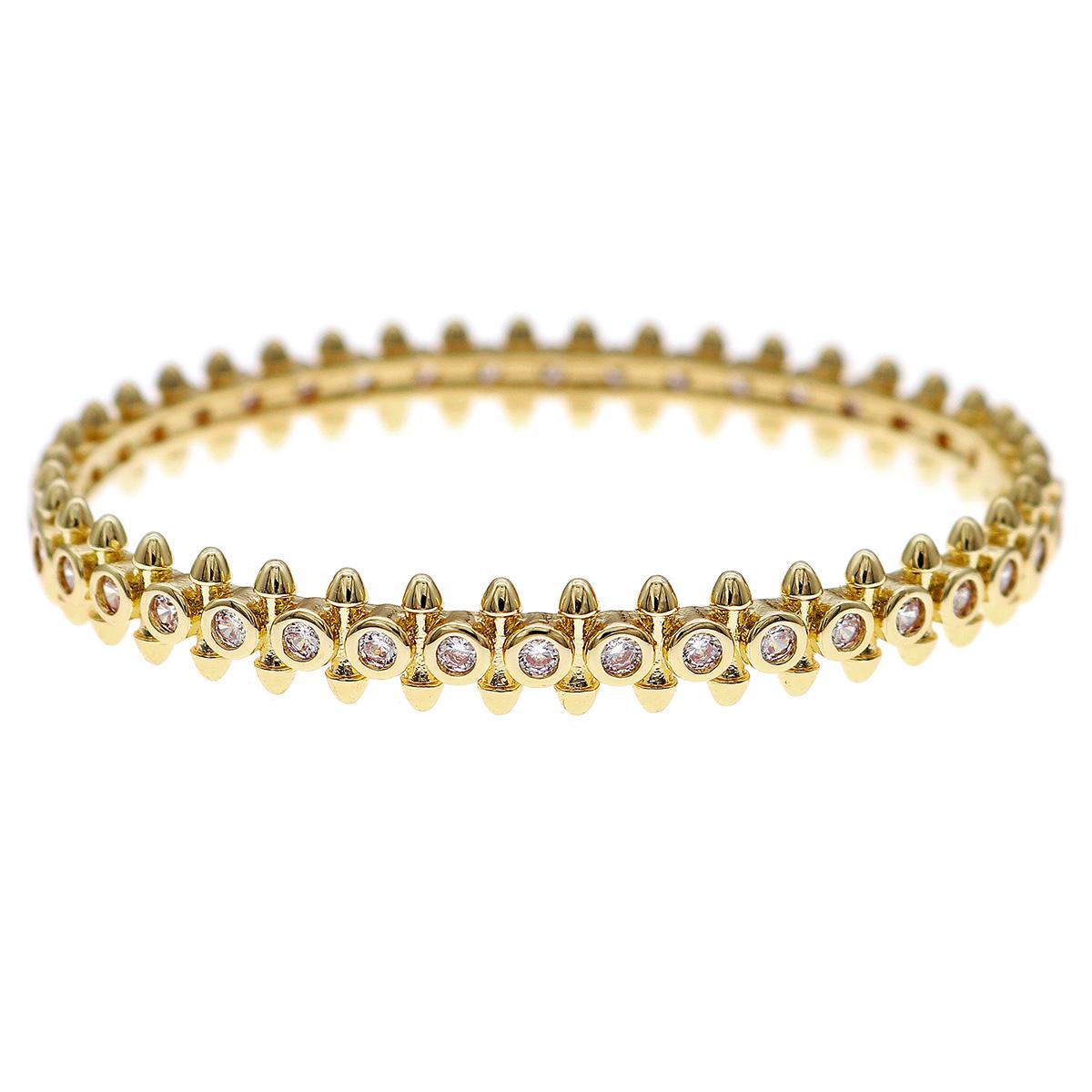 Uniquely Designed Women s Bracelet Elegant Copper Zirconia Opening Bangles Party Jewelry Accessories As Gifts
