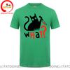 Novelty Murder Cat Bloody Knife What T Shirt Unisex Funny Humor Black Cats Tshirt Boys Fashion Casual Tee Shirt Summer Clothing