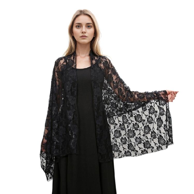 Elegant Retros Shawl Light Weight and Comfortable Shawl Advanced Cooling Shawl for Women's Modesty