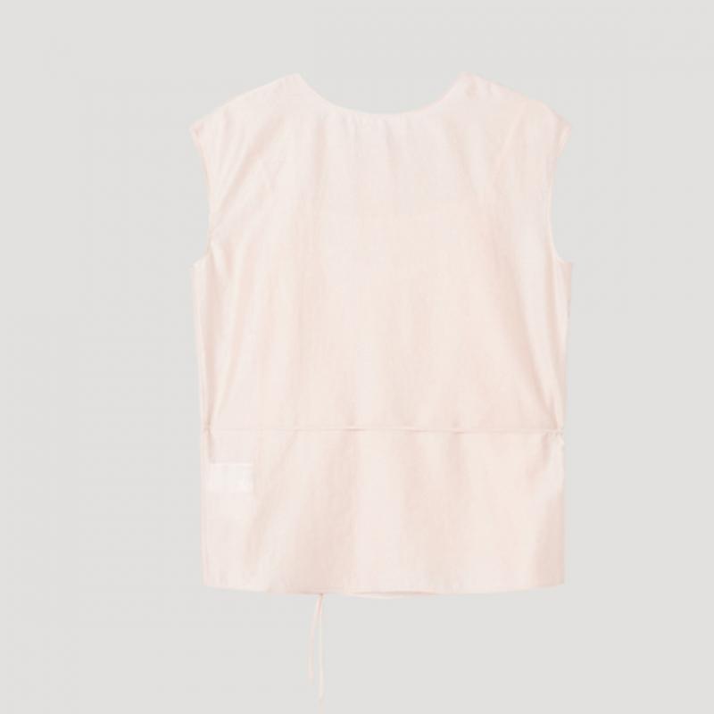 [She S miSS] gloSSy Cap Sleeve Belted blouSe SwwbLp22080 Lp