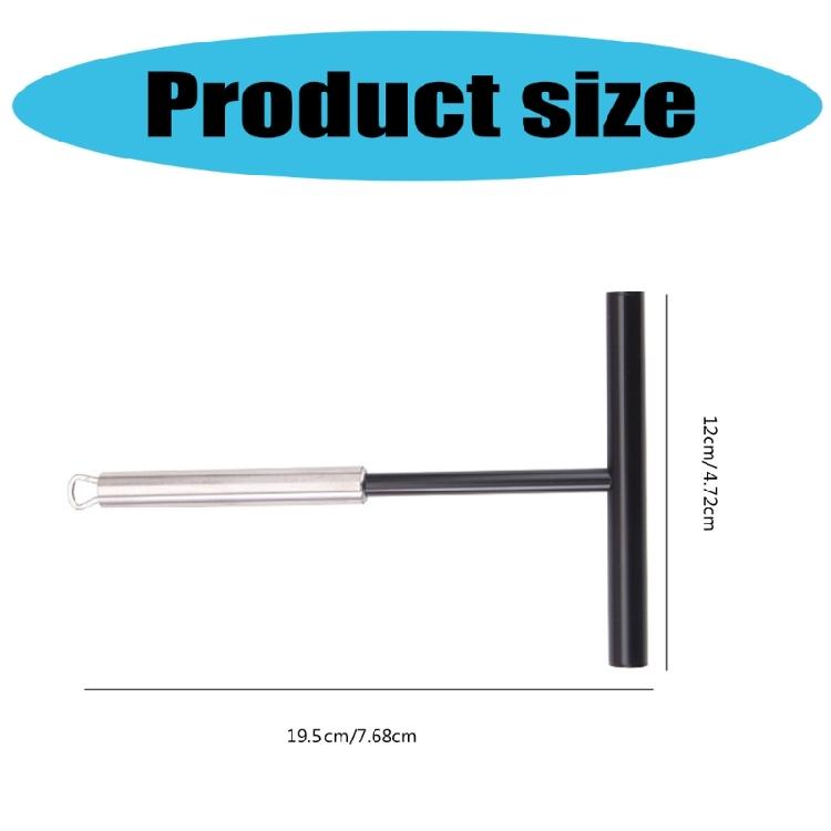 Professionelle Kochutensilien aus Edelstahl Crepes-Verteiler mit Kunststoffgriff Geeignet für die Küche zur Herstellung von Pfannkuchen