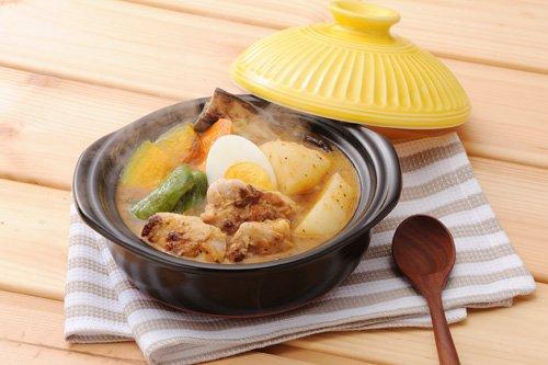 Banko Ware, Ginpo Pottery, Chrysanthemum Design Earthenware Pot (Lapis Lazuli Glaze, No. 8)