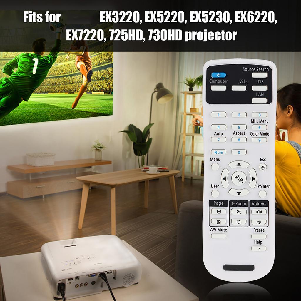 Projector Remote Control Controller Replacement for EX3220 EX5220