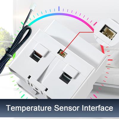 Tuya WiFi 8in1 Misuratore di potenza Schermo a colori 2P Misuratore di energia CA multifunzione Cellulare APP remota