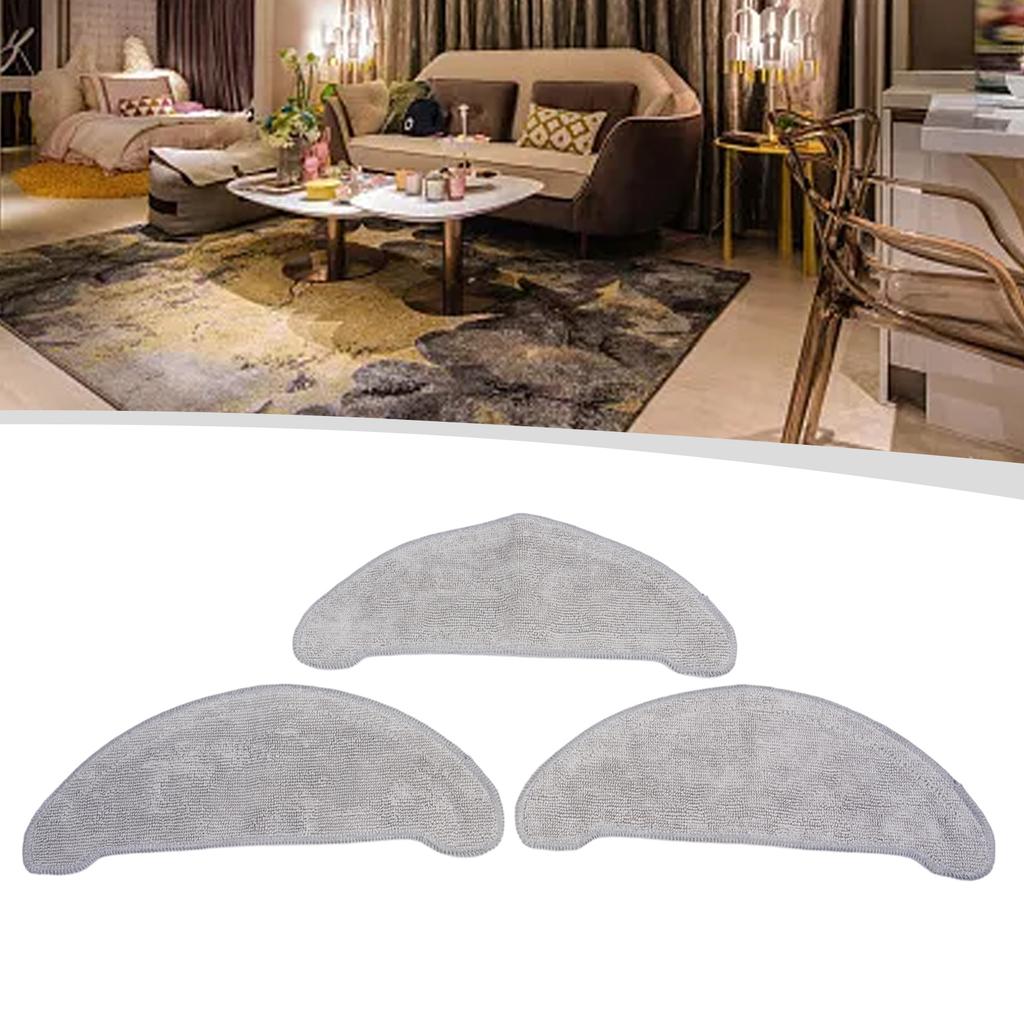 Cleans Every Corner Essential Replacement Set of Three Absorbent Mop Clothes For Your For T10 Plus Robotic Vacuums