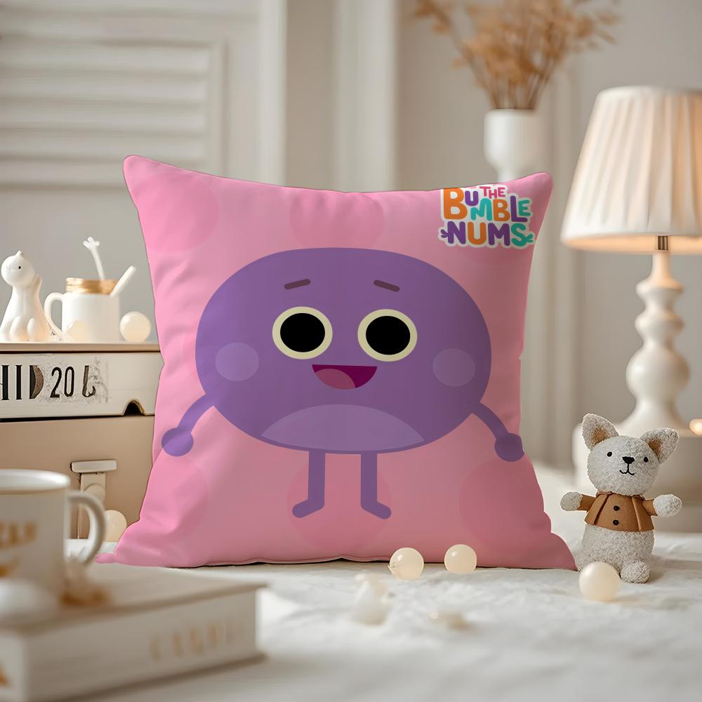THE Bumble Nums Humble Cushion Cover Anti-dustmite Pillowcase Invisible Zipper Silky Short Plush Sofa Cushion Cover