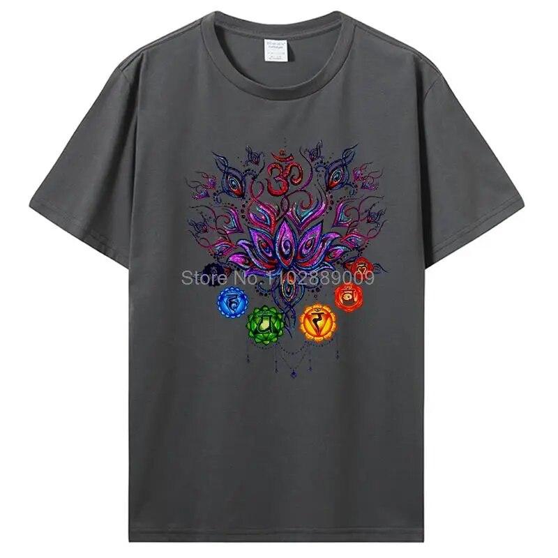 Rainbow Beautiful Mandala Tričko s grafickým potiskem Dámské Unisex tričko Cool Ležérní Bavlna Tričko s krátkým rukávem Harajuku Streetwear
